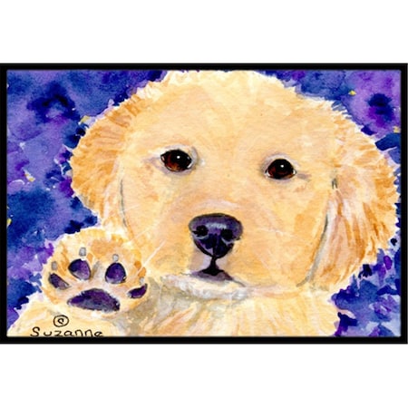 Beyondbasketball Golden Retriever Indoor Outdoor Mat - 18 x 27 in. BE3439084